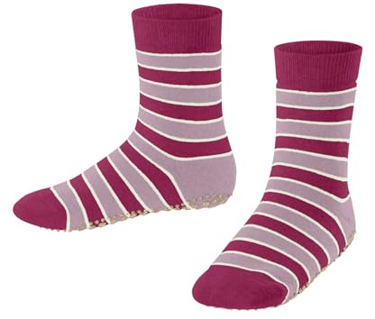 FALKE Unisex Kinder Simple Stripes Stoppersocken atmungsaktive nachhaltige Baumwolle rutschhemmende Noppen gestreift langlebig strapazierfähig hautfreundlich 1 Paar