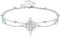 URONE Hexen Knoten Armband 925 Sterling Silber Mondstein Keltischer Knoten Layered Armband für Frauen Wicca Schmuck Geschenke für Mädchen