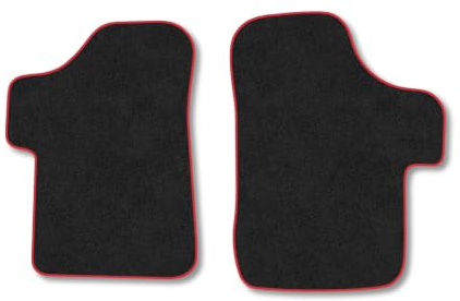 Mercedes Vito (2003-2014) Carpet Car Mats | Red Edge Trim Tailored Fit Floor Mats Full Coverage Protection Accessories Easy Clean Anti Slip Made in the UK