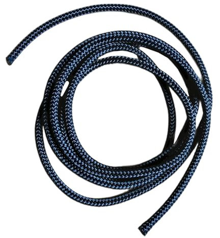 6mm Double-Braided Polyester Rope for Sailing Boating Yachts Dinghies Equestrian Exercise Multi-Use Weather Resistant (Navy, 2 metres)