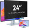 IPROKKO 2 Stück 24 Zoll Computer Sichtschutzfolie for 16:9 Monitor, Abnehmbarer Sichtschutz Anti Blaulicht Blendschutz Blickschutzfolie Displayschutz Blickschutzfilter für 24 zoll Hp Dell Acer Lenovo