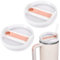 2 PCS Replacement Cup Tumbler, 40 OZ Tumbler Lids Stanley Cup Lid Travel Tumbler Lids Compatible with Stanley 40oz Cup Accessory (Pink, 40oz)