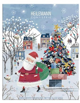 Heilemann Adventskalender für Kinder weiße Schokolade, 175 g