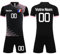 Maillot de Foot Personnalisable Tenue Sport Maillot Equipe de France Football 2025 Enfant Homme Personnalisé avec Nom Numéro L'équipe Le Logo Tshirt Foot France Tee Shirt Personnalisé(#37)