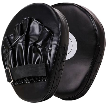 Boxpratzen Handpratzen Pratzen Boxen Schlagpolster PU Handpratzen Mit Hochwertiger Polsterung Pratzen Boxen Pad Bandagen Boxen Männer Schlagpolster Kickboxen Boxpratzen Für Kampfsport Training