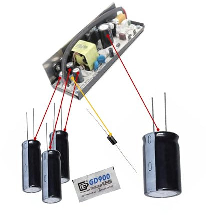 Kit de réparation pour pour tireuse a bière PERFECTDRAFT carte d'alimentation, pour modèles HD3720, HD3610, HD3620, HD3600 2166