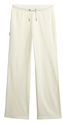 Superdry Damen Velours-Jogginghose mit weitem Bein