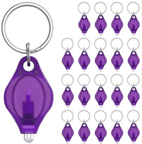 NONDK Battery Powered Fluorescent Torch Set 10 Lumen Portable Light Detector, 20 Pack