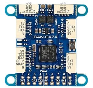 ZYJOZMD Für MATEK für CAN-G474 Flight Controller Board mit für STM32G474 MCU & 5Mbit/s für CAN-Transceiver für FPV Drone Racing Systeme