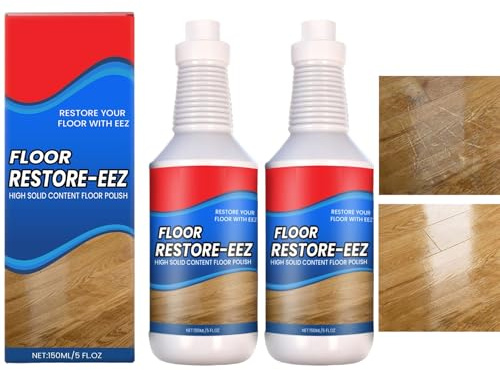 Floor Restore Eez, 150mlx2 Wood Floor Polishing And Restorer, Wood Floor Protection Solution, Laminate, Slate, Terracotta & More