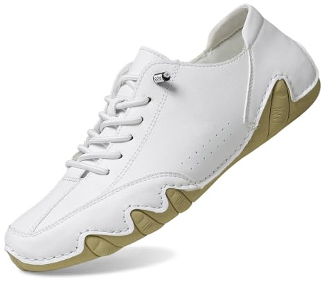 Mens Barefoot Trainers Bowling Shoes Lawn Bowls Wide Fit Sneakers Fitness Running Walking Footwear Orthopedic Casual Trainer Minimalist Zero Drop Sneaker Comfortable Lightweight 2026 n24 White
