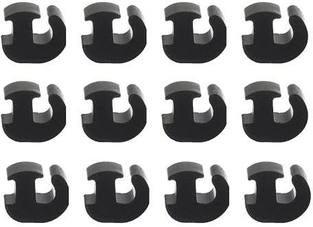 Masterpart Cooker Oven Hob Pan Support Buffer Feet Kit, Pack Of 12, To Fit Electrolux, Zanussi, AEG Cooker Oven Hobs 50252326009