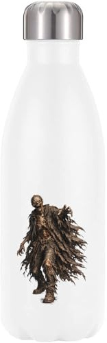 Decayed Zombie Reaching Forward Vacuum Insulated Thermal Water Bottle White