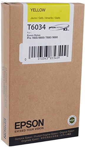 Epson C13T563444 Tintenpatrone für Stylus Pro 7800/9800, 220ml gelb