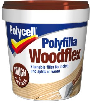 Polycell WFLEX600S 600ml Woodflex Polyfilla Tub
