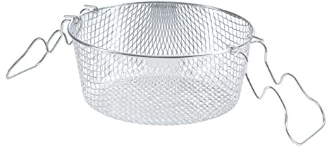 Riess, 2737-000, Einsatz für Pommes-frites-Pfanne Ø 24cm, silber, Silber, Made in Österreich, LBH: 29,5x21,7x9,3cm, 0,172kg, Bratpfanne, Bruchfest, Gaskocher kompatibel, Kratzfest, Leicht