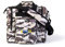 KAZE SPORTS Deluxe Bowlingtasche für Einzelball – Tragetasche mit Zwei Seitentaschen (Weiß Camo)