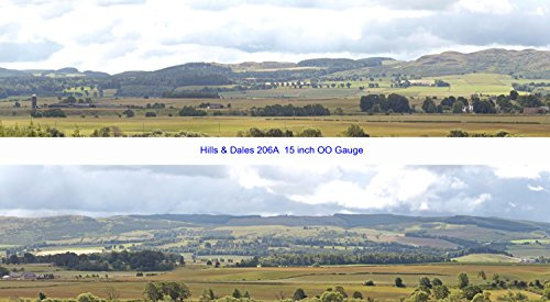 id Backscenes Scenic Backgrounds - 15 inches high - Hills & Dales (206A)