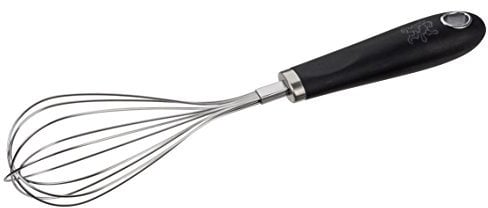 Stanley Rogers Schneebesen 28 cm, Küchenhelfer mit ergonomischen Premium-Softtouch-Griff, Rührbesen mit Funktionsteil aus Edelstahl (Farbe: Silber/Schwarz), Menge: 1 Stück