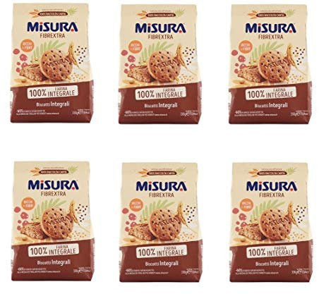 6x Misura Fibraextra Integrali Vollkorn kekse 330 g biscuits cookies brioche