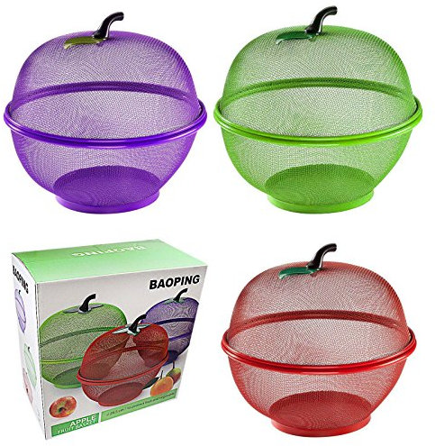DPNY 1 x Apple Shape Mesh FRESH FRUITS Storage Basket Keep Flies & Unwanted Insects Out
