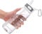 VENNERLI Water Bottle with Straw and Time Marking, Sports Water Bottle BPA Free Leak Proof Dishwasher Safe Reusable Tritan Drinks Bottle Durable Motivational for Adults Outdoor 800ml (Clear, 800ml)
