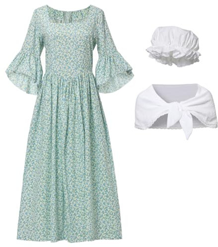 GRACEART Victorien Femme de Chambre Pioneer Robe Coloniale Femme Costume (XL)