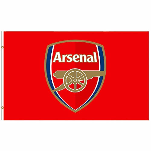Giant Arsenal FC (Premier League) Football Crest Flag (5ft x 3ft)