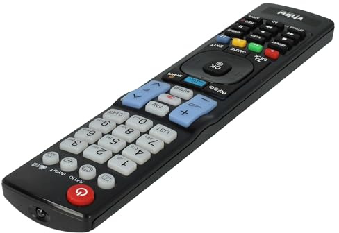 vhbw Fernbedienung Ersatz für LG AKB73756502 für Fernseher | TV - Ersatzfernbedienung