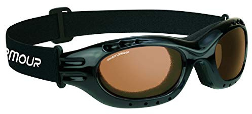 Bikershades Motorcycle Goggles Sunglasses High Definition Blue Light Blocker Foam Cushion Adjustable Strap Ski Sky Diving