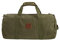 Canvas Barrel Bag - Sporttasche, 24 Liter, Duffel Bag Umhängetasche/Seesack mit Echt-Leder Veredelung (Manufaktur13) (Olive)