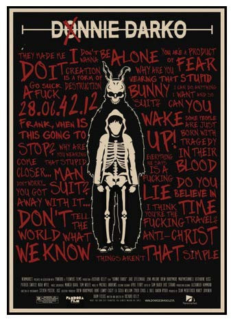 RUIYANMQ Leinwand Bild Donnie Darko Horrorfilm Charakter Poster Licht Home Room Wanddekoration Kw1T 40X60Cm Rahmenlos