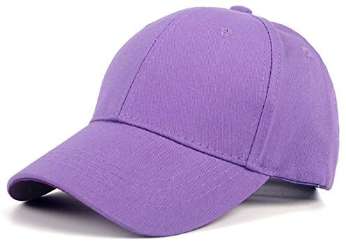 Yixda Baby Kinder Solide Baseball Kappe Junge Mädchen Outdoor Snapback Sport Cap (Lila)