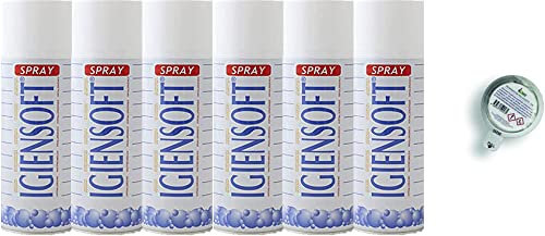 RAMPI Deo Multipack Igiensoft Spray Deodorante Igienizzante Professionale Tessuti Ambientei Auto Scarpe Armadio Profumo Lavanderia Omaggio Capsula 6x400 ml