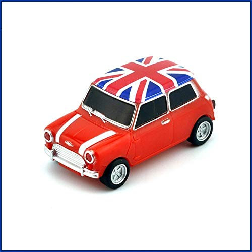 HXSZWJJ Simulation Mini Usb Flash Drive 64gb,Cars Model Usb 3.0 Memory Flash Stick Pen Drive 8GB 16GB 32GB Pen Drive (Capacity : 16GB, Color : MINI Red)