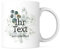 STEMPEL-FABRIK – personalisierbare Keramiktasse mit Namen – Aquarell Motiv Blüten – bedruckte Kaffeetasse ideal geeignet für den Genuss von Kaffee und Tee – Geschenkidee für jeden Anlass