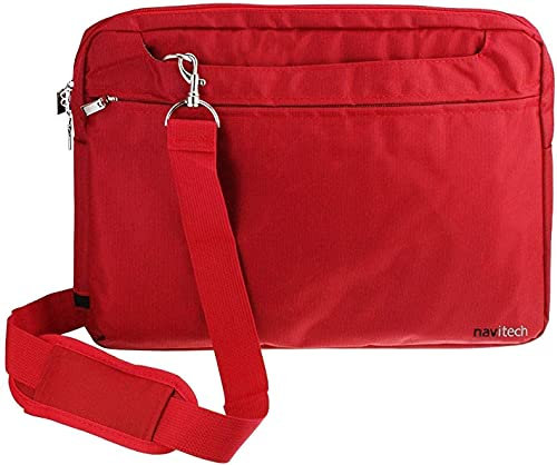 Navitech Étui De Transport Rouge - Compatible avec Le ASUS Chromebook Flip CM5 15.6 (CM5500)