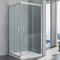 SIRHIONA Cabine de Douche 90x90 cm, Paroi de Douche Extensible Porte de Douche Coulissante en Accès d'angle
