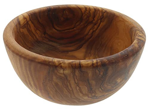 HOFMEISTER® Schale Olivenholz Müslischale Bowl - für Müsli, Schüssel für Deko, Müsli, Oats - Holzschale, 14 x 14 x 6,5 cm (1 Stück)