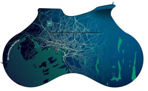 Velo Sock Full Bike Cover for Indoor Storage and Transportation, Dirt Proof and Water Repellent Stretchy Zippered Fabric Bicycle Protection Travel Cover for Bicycle - Oslo MTB (27)