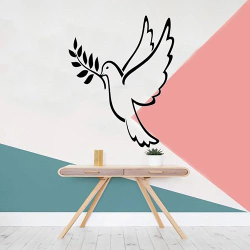WEIMEIJIE Vogel selbstklebende Vinyltapete Kinderzimmer Wohnzimmer Wohnkultur Wandaufkleber 43X 53 cm