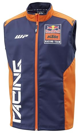 KTM Réplique du gilet de l'équipe de course, Orange/bleu marine, Large