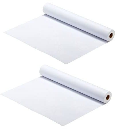2 Rollen Zeichenpapier Maltafel für Kinder Weiß Standfuß der Statue zeichenrolle für kinder kreativität staffelei leeres skizzenpapier Zeichenzubehör Graffiti Spezialpapier Baby