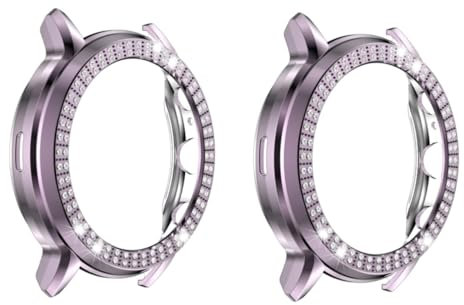 HOMSFOU 2 STK Muschel Sehen Uhrengehäuse Uhrenrahmen Anti Ansehen Gen 5 Gehäuse Kluge Uhr Schauen Sie Klug Uhr Schlankes Plattiertes Gehäuse TPU-uhrenschutz Bildschirm Schutzhülle