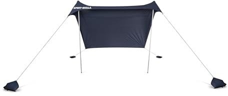 Sport-Brella Sol-Breeze Portable Sun Umbrella, 213 cm Shade Canopy for Breezy Conditions, Quick Setup/Collapse, Customizable Angle and Coverage, Ideal for Outdoor Activities, Midnight Blue