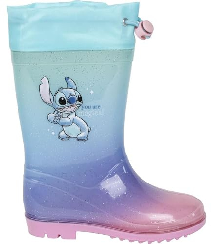 CERDÁ LIFE'S LITTLE MOMENTS Stitch, Rain Boot, Light Blue, 33 EU