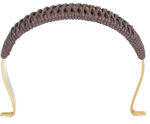 sourcing map Metal Tea Pot Handle External Buckle Teapot Woven U-Shape Handle Replacement for Span 3.5-4.5 Inch Ceramic Pottery Teapot Kettle Accessories Supplies, Gold/Brown