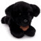 Toyland® 25 cm (10 Zoll) Bramble, der Schwarze Labrador, Plüschtier – liegender Plüschhund – Geeignet ab Geburt