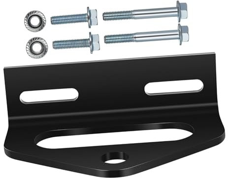 NIYANGLE Plaque De Remorque De Tondeuse à Gazon De Remorque pour Pelouse à Braquage Zéro Support D' De Remplacement De L' De Black Le Fer