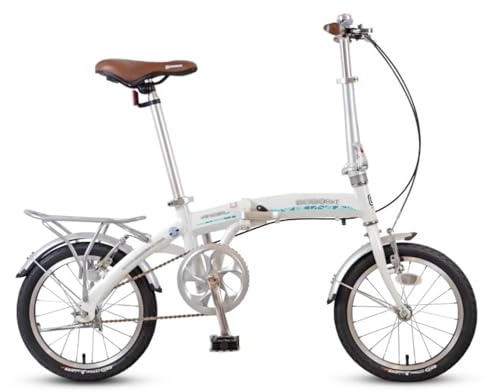 ZYJIX Faltrad Für Erwachsene, Rennräder, Aluminium, City-Fahrrad, 16-Zoll-klapprad – Pendlerfahrrad, Tragbar, Leicht, Urbane Fahrradlösung(Color:A)
